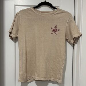 Goat Beige Graphic T-Shirt